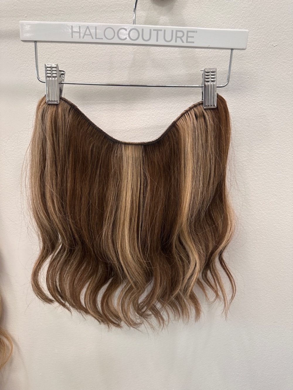HaloCouture Brown with Blonde Highlights Halo Hairpiece